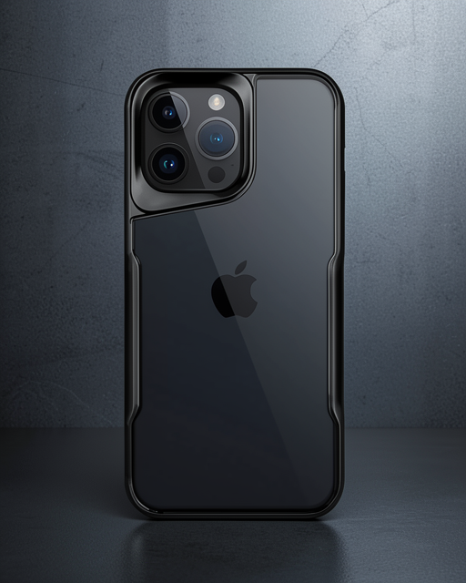 Apple İphone 15 Pro Max Kılıf Boyi Silikon Kapak - Siyah