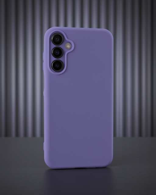 Samsung Galaxy A15 4g Kılıf Nano İçi Kadife Silikon - Mor