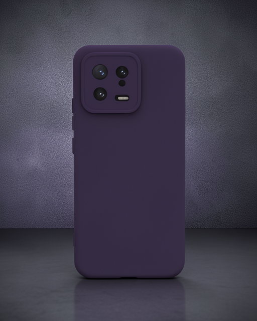 Xiaomi Mi 13 Kılıf Nano İçi Kadife Silikon - Mor