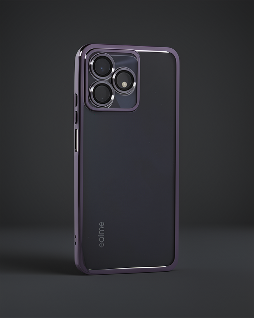 Realme C53 Kılıf Razer Lensli Silikon - Mor