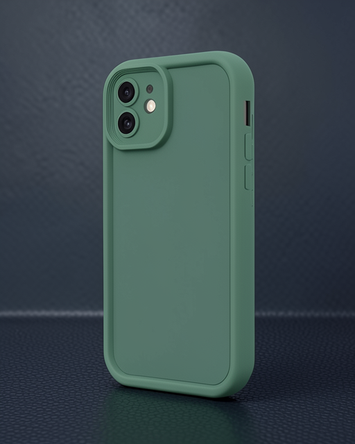 Apple İphone 11 Kılıf Viera Silikon - Koyu Yeşil