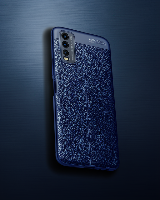 Vivo Y11s Kılıf Auto Focus Kapak - Lacivert