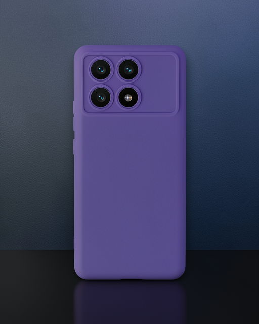 Xiaomi Poco X6 Pro Kılıf Nano İçi Kadife Silikon - Mor
