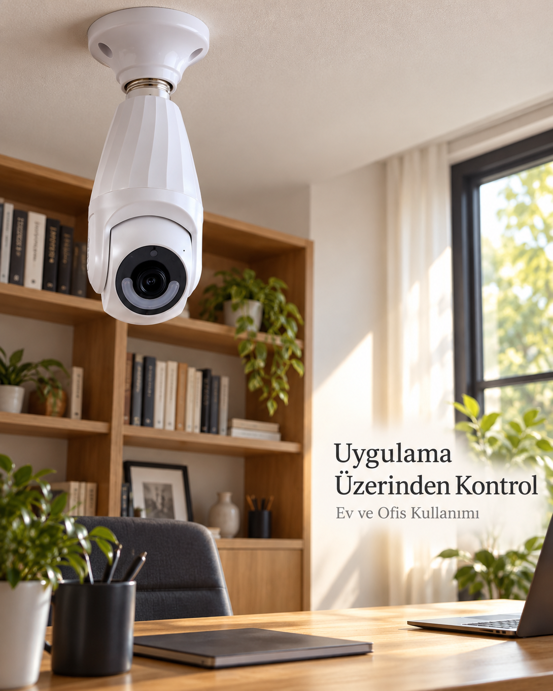 Lamba Duyuna Takılan Canlı İzleme ve Video Kayıt Özellikli IP Kamera