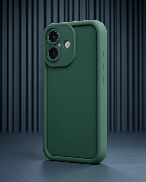 Apple İphone 16 Kılıf Viera Silikon - Koyu Yeşil