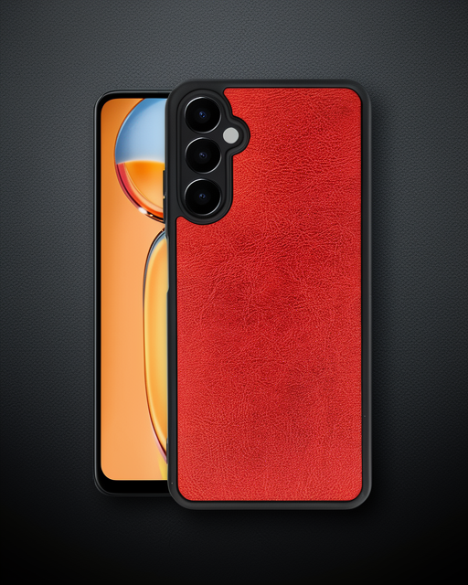 Samsung Galaxy A25 5g Kılıf Aras Deri Kapak - Kırmızı