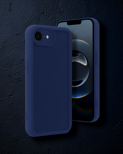 Apple İphone 16e Kılıf Viera Silikon - Lacivert