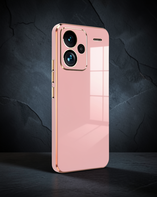 Xiaomi Redmi Note 13 Pro Plus Kılıf Volet Silikon - Pembe