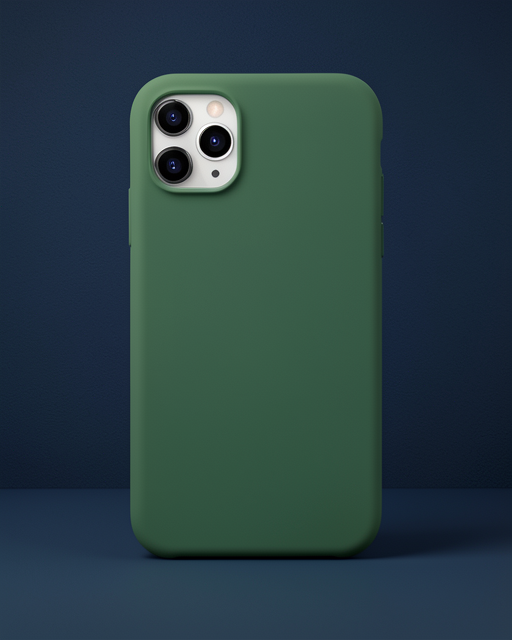 Apple İphone 11 Pro Kılıf Lansman Legant Silikon - Koyu Yeşil