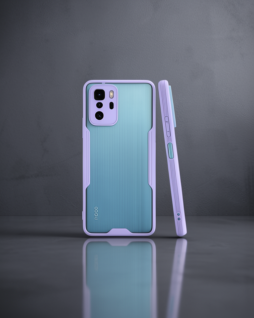 Xiaomi Poco X3 Gt Kılıf Platin Silikon - Lila