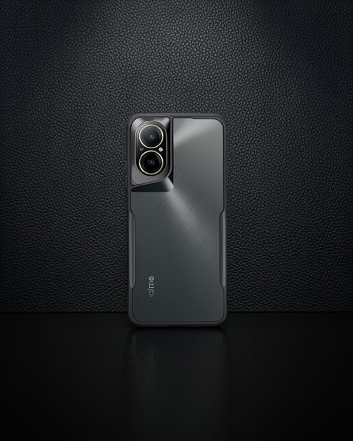 Realme 12 Lite Kılıf Boyi Silikon Kapak - Siyah