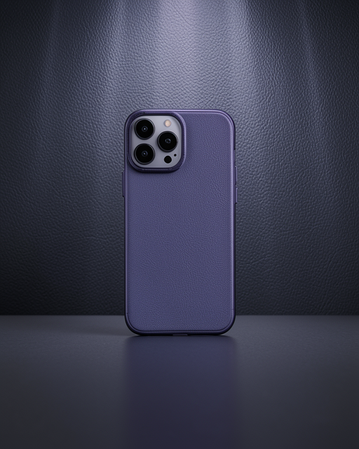 Apple İphone 14 Pro Max Kılıf Modos Metal Kapak - Derin Mor
