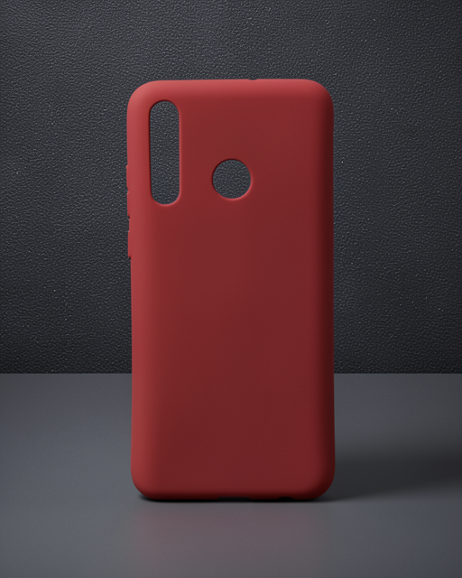 Huawei Honor 20 Lite Kılıf First Silikon - Bordo