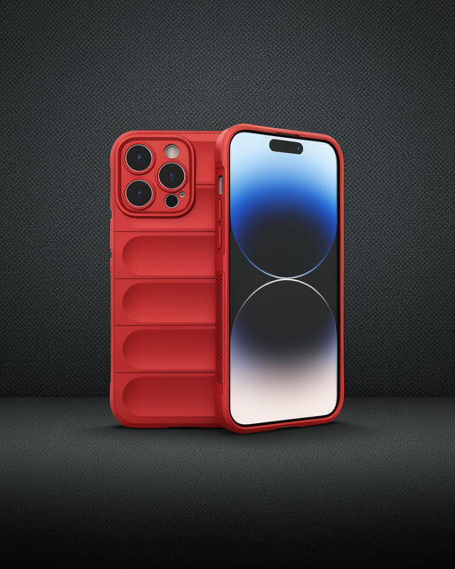 Apple İphone 13 Pro Kılıf Optimum Silikon - Kırmızı