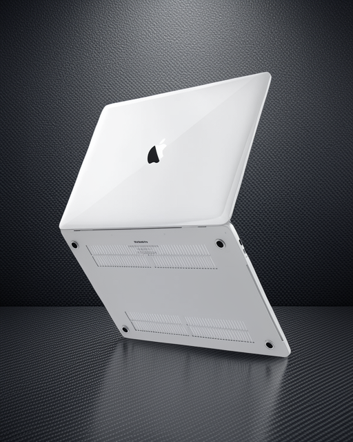 Apple Macbook Pro 13 2020 Macbook Buzlu Kapak - Şeffaf