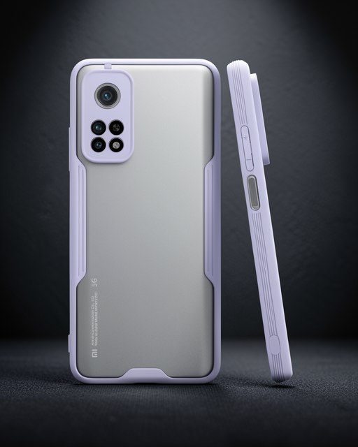 Xiaomi Mi 10t Pro Kılıf Platin Silikon - Lila