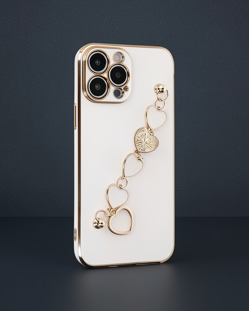 Apple İphone 13 Pro Kılıf Esila Silikon - Beyaz