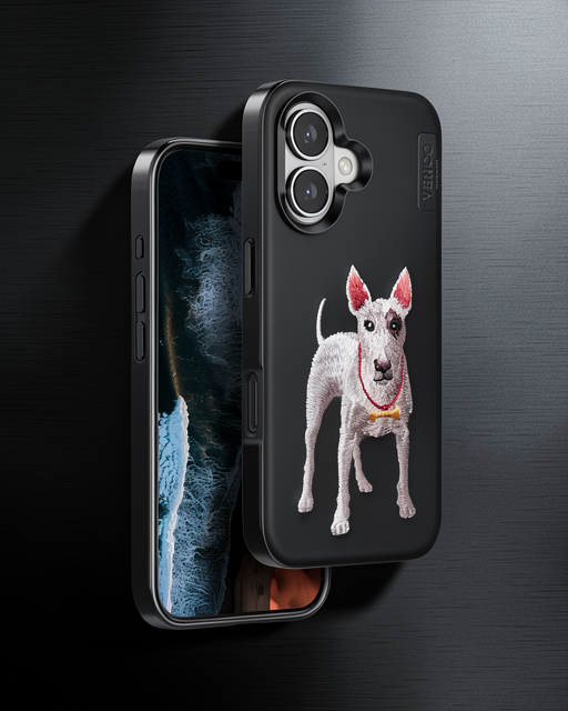 Venco Apple İphone 16 Perma Desenli Kapak - Siyah
