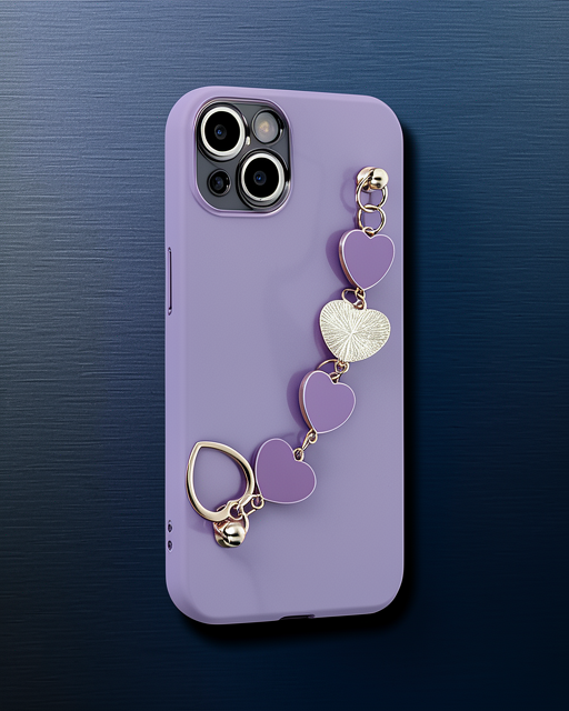Apple İphone 14 Plus Kılıf Esila Silikon - Mor