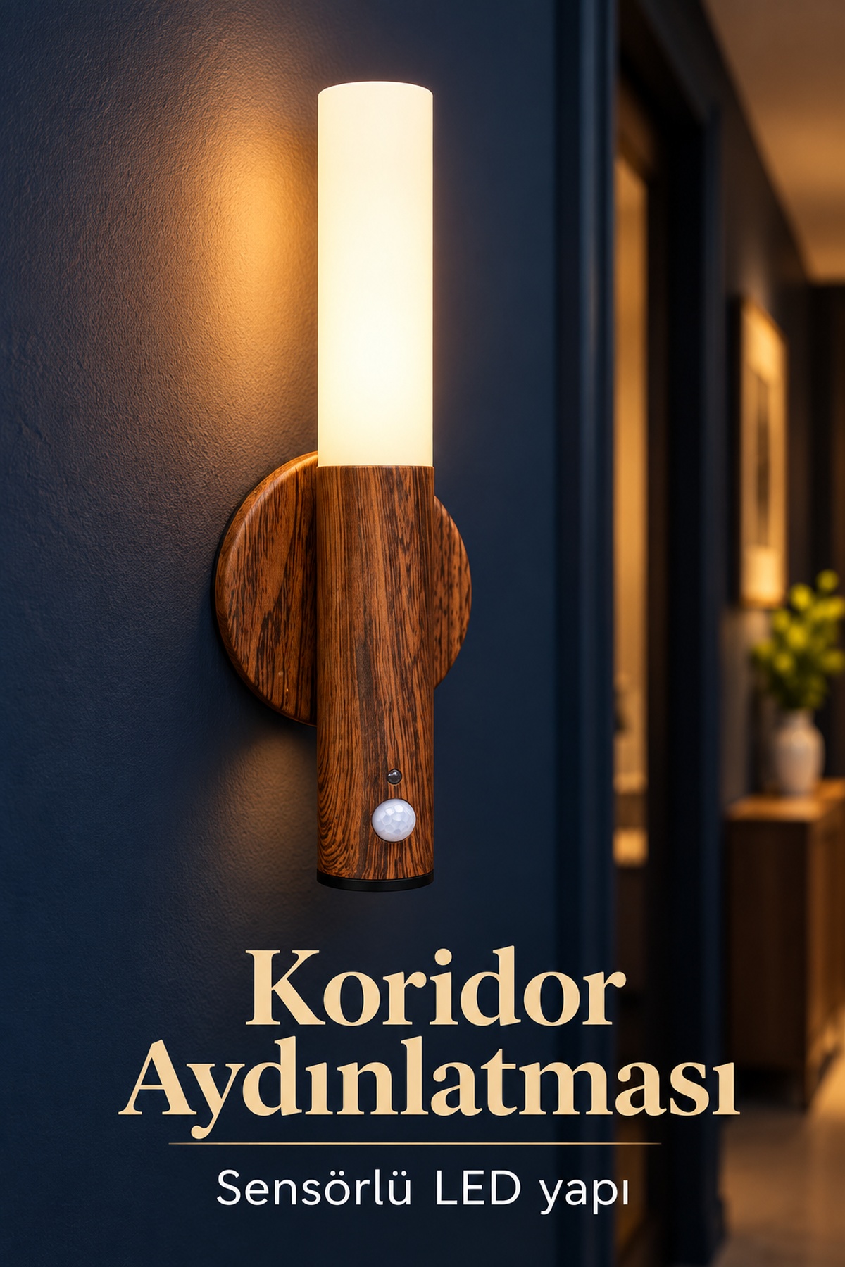 Gün Işığı Aydınlatmalı Şarjlı LED Gece Lambası