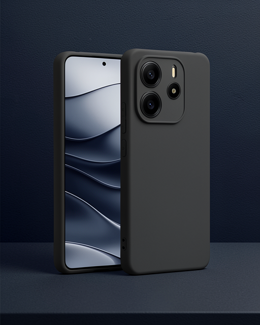 Xiaomi Redmi Note 14 4g Kılıf First Silikon - Siyah