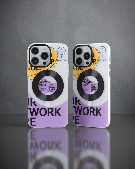 Apple İphone 14 Pro Kılıf Apollo Magneticsafe Desenli Kapak - Apollo Şeffaf - 6