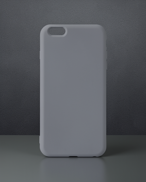 Apple İphone 6 Plus Kılıf Nano İçi Kadife Silikon - Gri