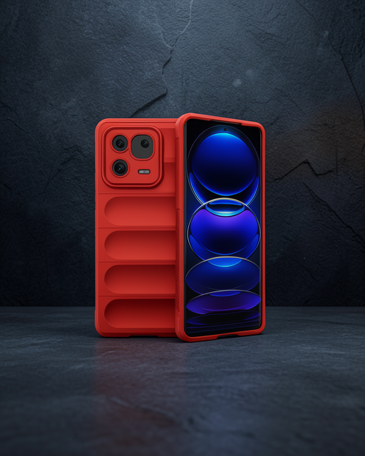 Xiaomi Mi 13 Pro Kılıf Optimum Silikon - Kırmızı