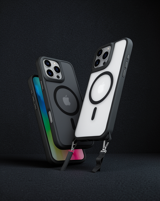 Apple İphone 16 Pro Kılıf Enka Magsafe Silikon Kılıf - Siyah