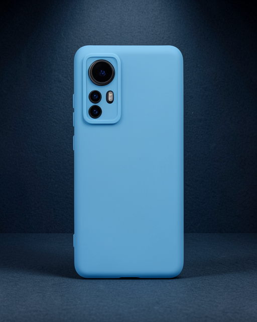 Xiaomi Mi 12 Kılıf Nano İçi Kadife Silikon - Mavi