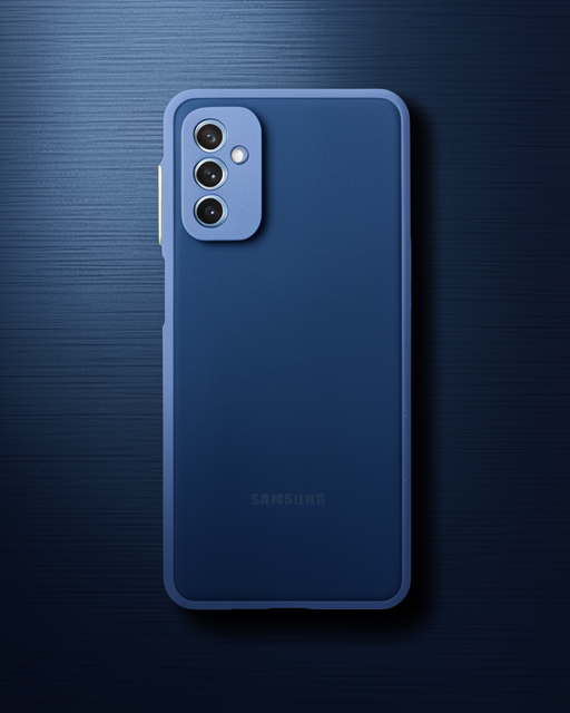 Samsung Galaxy M52 5g Kılıf Montreal Silikon Kapak - Lacivert