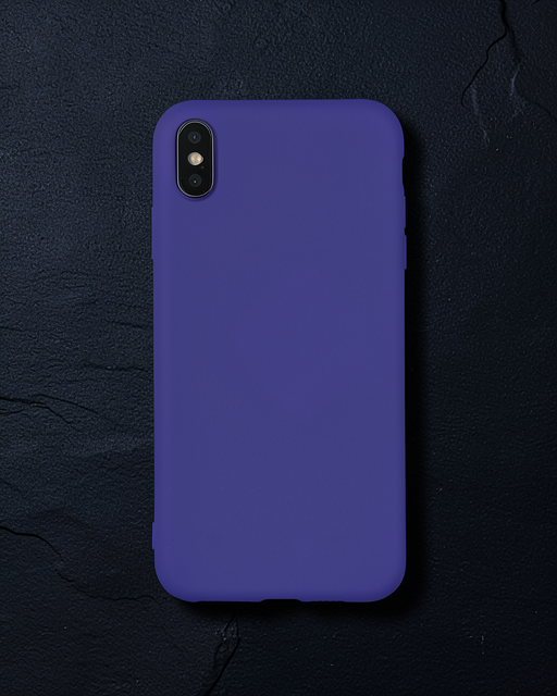 Apple İphone Xs Max Kılıf Nano İçi Kadife Silikon - Mor