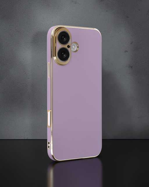 Apple İphone 16 Kılıf Volet Silikon - Mor