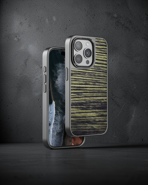 Venco Apple İphone 15 Pro Wave Kapak - Koyu Kahve