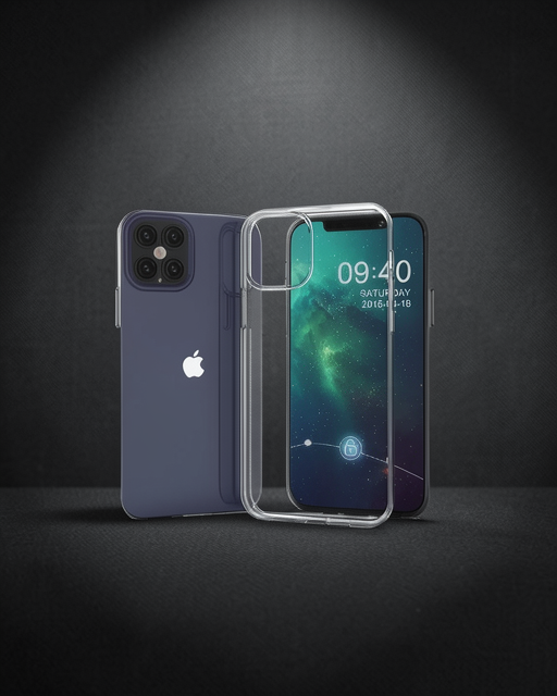 Apple İphone 12 Pro Max Kılıf Lüx Şeffaf Silikon