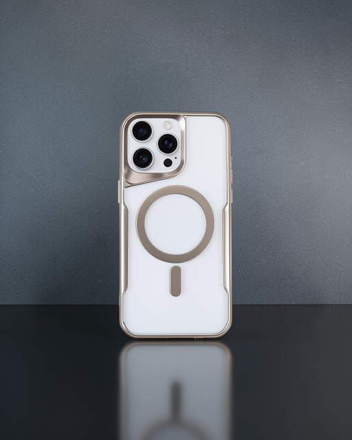 Apple İphone 15 Pro Max Kılıf Boyi Magsafe Silikon Kapak - Gümüş