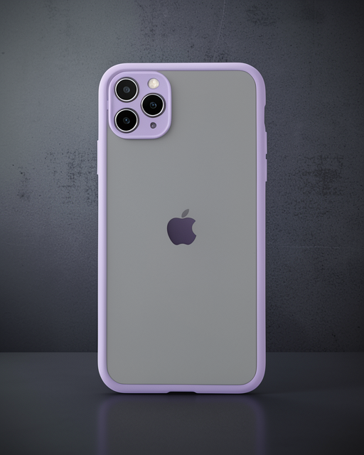 Apple İphone 12 Pro Max Kılıf Montreal Silikon Kapak - Mor