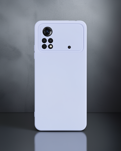 Xiaomi Poco X4 Pro 5g Kılıf Nano İçi Kadife Silikon - Lila