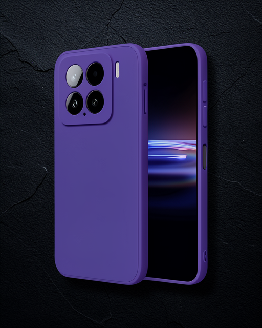 Xiaomi Mi 15 Pro Kılıf Nano İçi Kadife Silikon - Mor