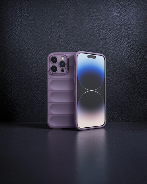 Apple İphone 15 Pro Max Kılıf Optimum Silikon - Mor