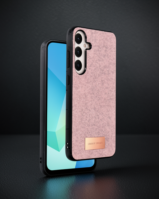 Onegif Samsung Galaxy A16 5g Bright Simli Kapak - Pembe