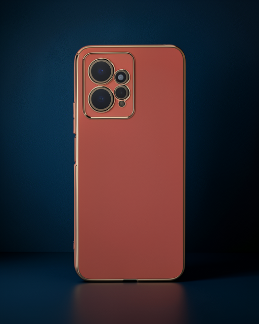 Xiaomi Redmi Note 12 4g Kılıf Volet Silikon - Kırmızı