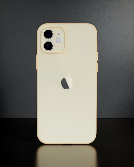 Apple İphone 12 Kılıf Puma Silikon - Gold