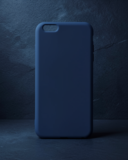 Apple İphone 6 Plus Kılıf Nano İçi Kadife Silikon - Lacivert