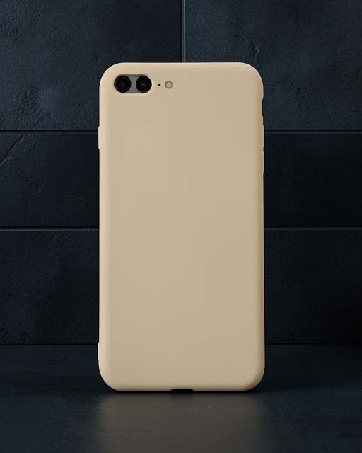 Apple İphone 7 Plus Kılıf First Silikon - Gold