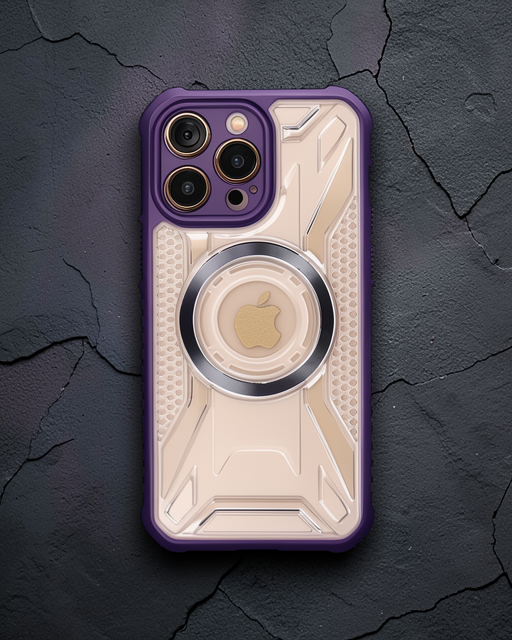 Apple İphone 14 Pro Kılıf Prag Magneticsafe Kapak - Derin Mor