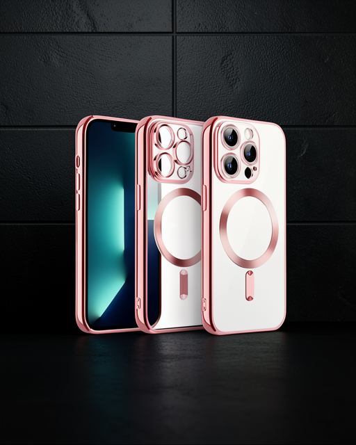 Apple İphone 15 Kılıf Kross Magneticsafe Kapak - Pembe