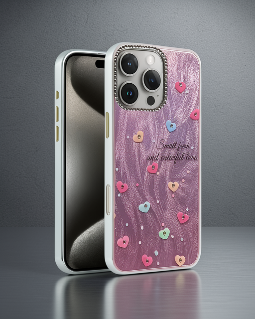 Apple İphone 16 Pro Max Kılıf Blade Aynalı Desenli Kapak - Desen 8