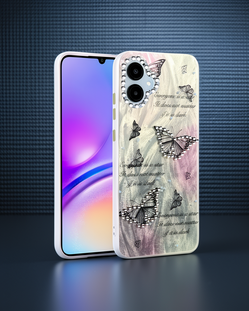 Samsung Galaxy A06 Kılıf Blade Aynalı Desenli Kapak - Desen 6