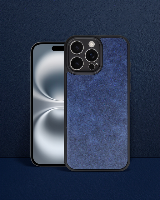 Apple İphone 16 Pro Kılıf Aras Deri Kapak - Lacivert